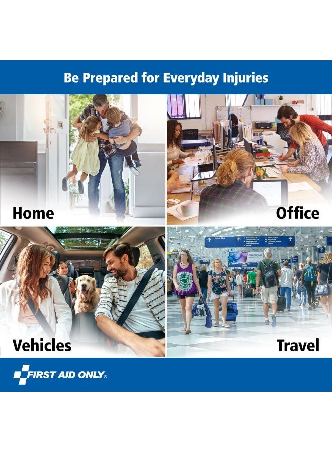First Aid Only On-The-Go Emergency First Aid Kit for Home, Work, and Travel, 105 Pieces - Image 5
